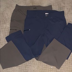 Lot of 2 LL Bean nylon pants